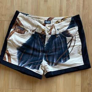 Vintage D&G Rodeo Print Shorts